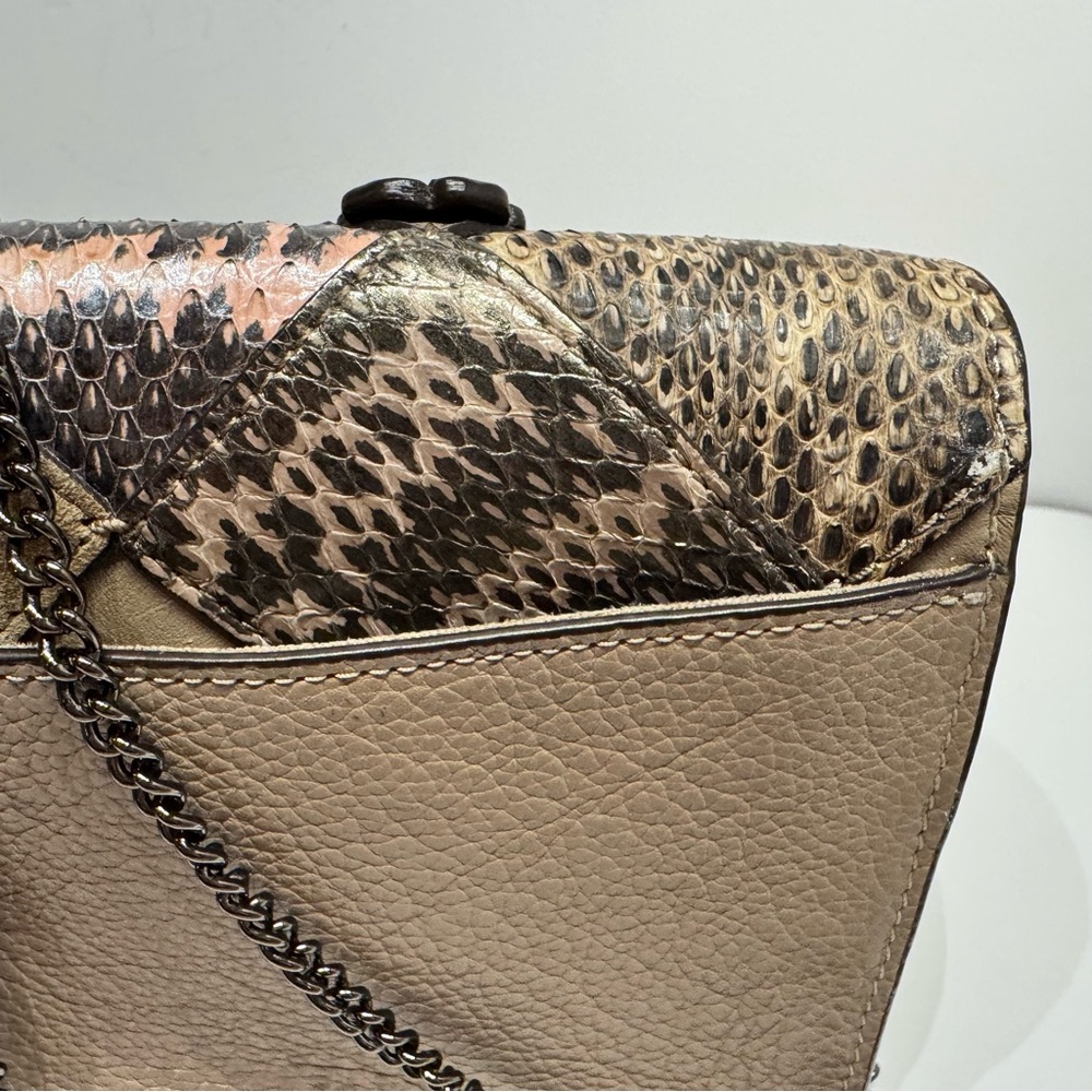 Coach Patchwork Bowery Crossbody Snakeskin 12071 in perfect preowned condition - Picture 9 of 16